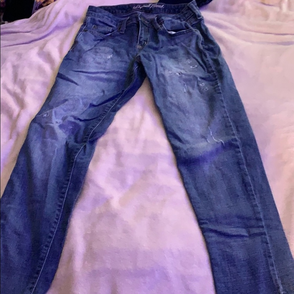 Light wash jeans